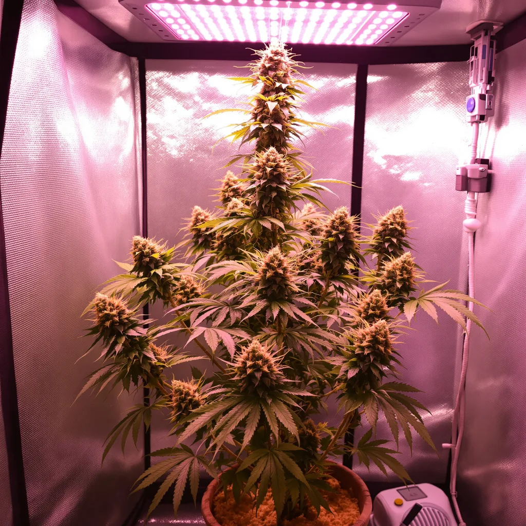 Plante de cannabis 24k Gold en floraison — 60-100 cm autofloraison