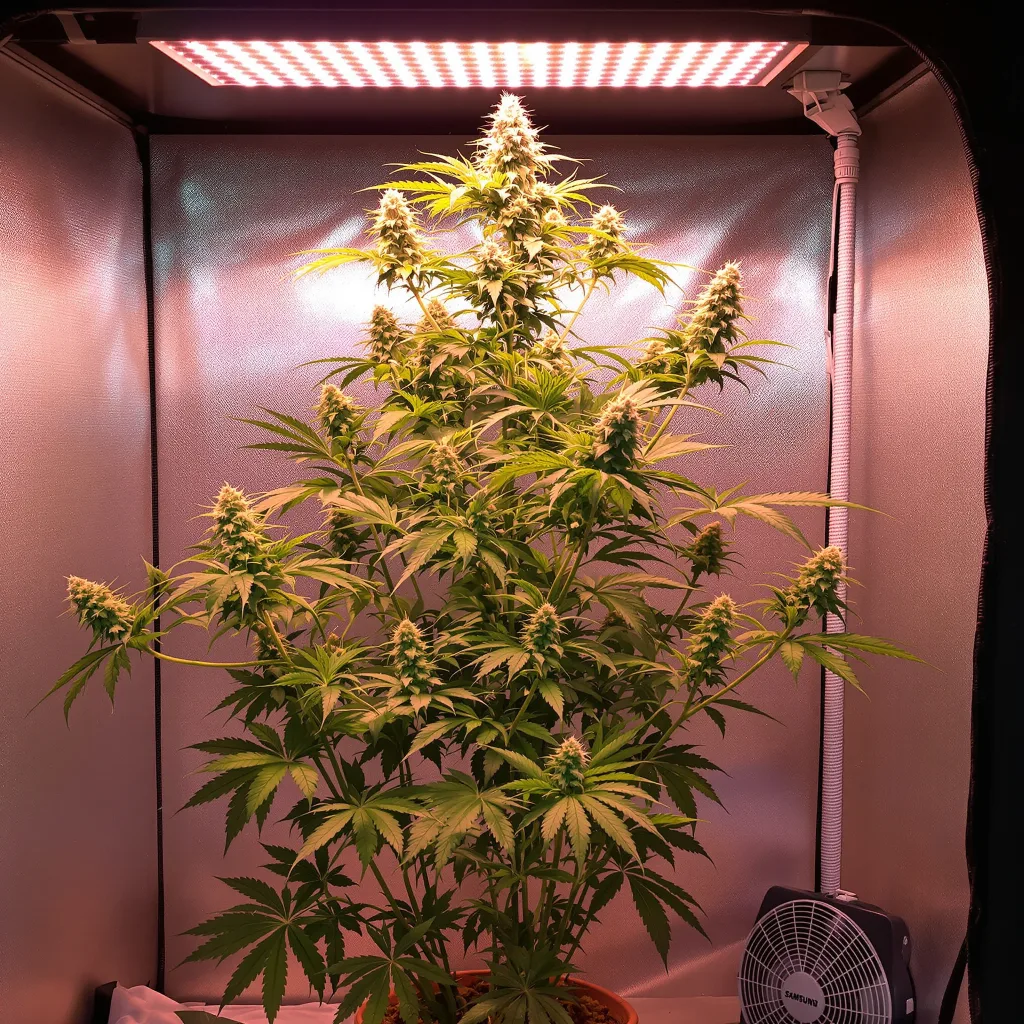 Plante de cannabis 3 Kings en floraison — 60-100 cm autofloraison