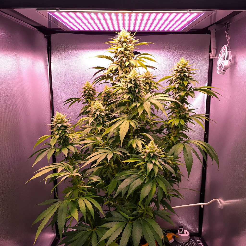 Plante de cannabis 3 Kings en floraison — 150-200 cm féminisée
