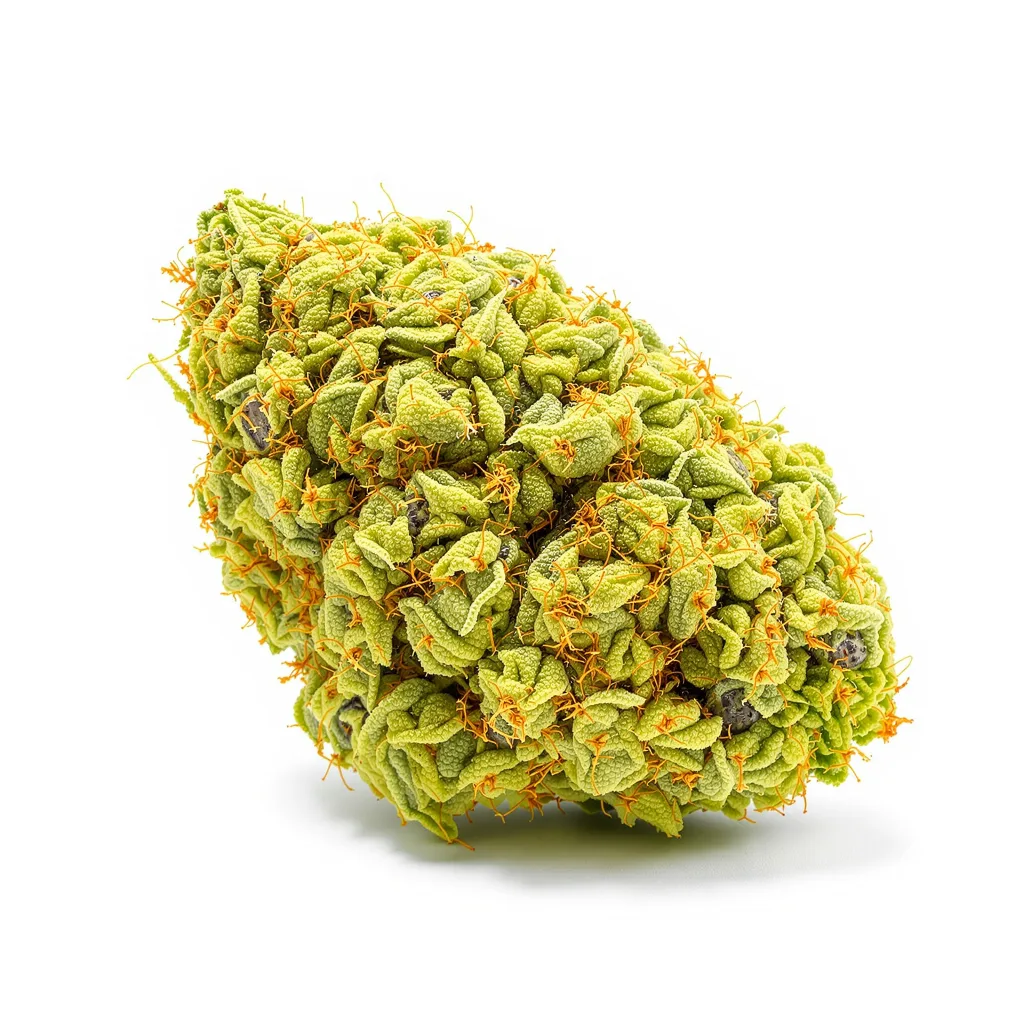 3 Kings 13% indica / 87% sativa — fleur avec trichomes visibles