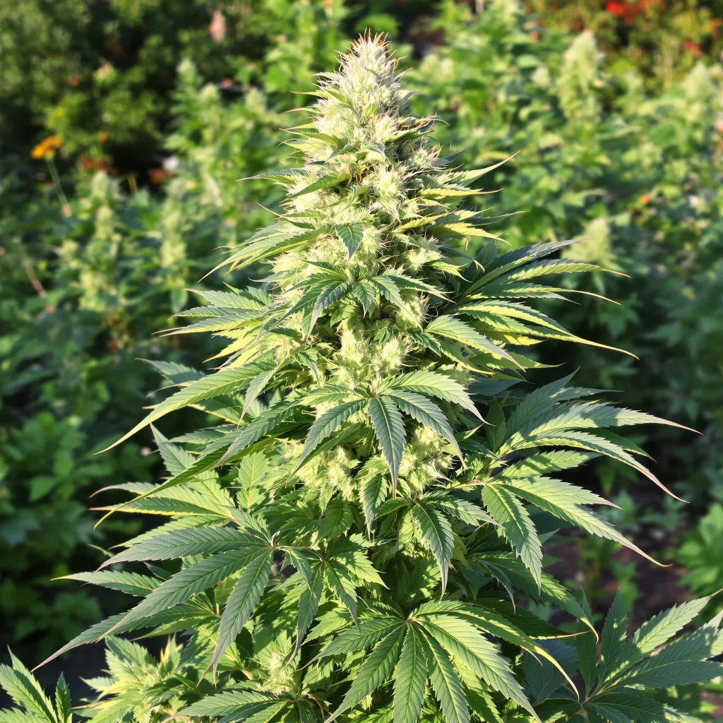 3X Crazy 82% indica / 18% sativa — fleur avec trichomes visibles