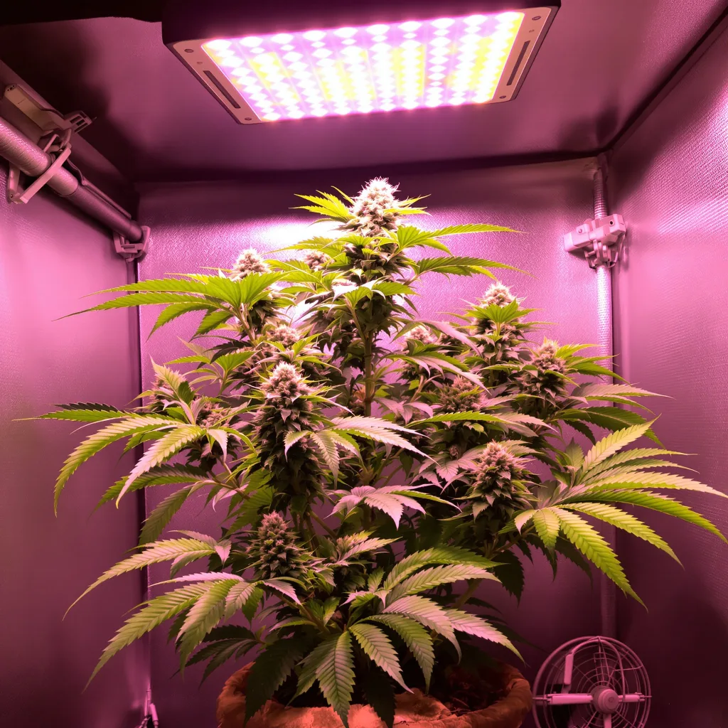 Plante de cannabis 3X Crazy en floraison — 90-130 cm féminisée