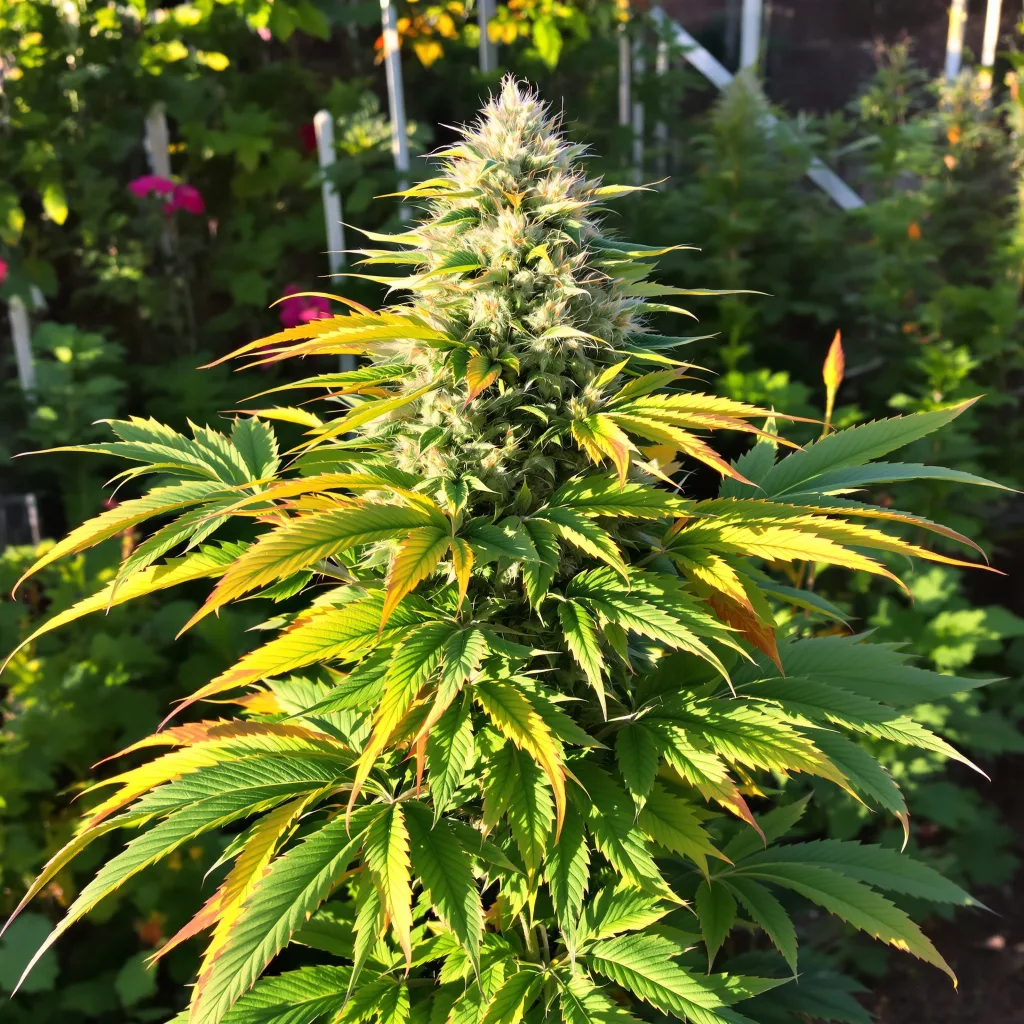 3X Crazy 82% indica / 18% sativa — fleur avec trichomes visibles