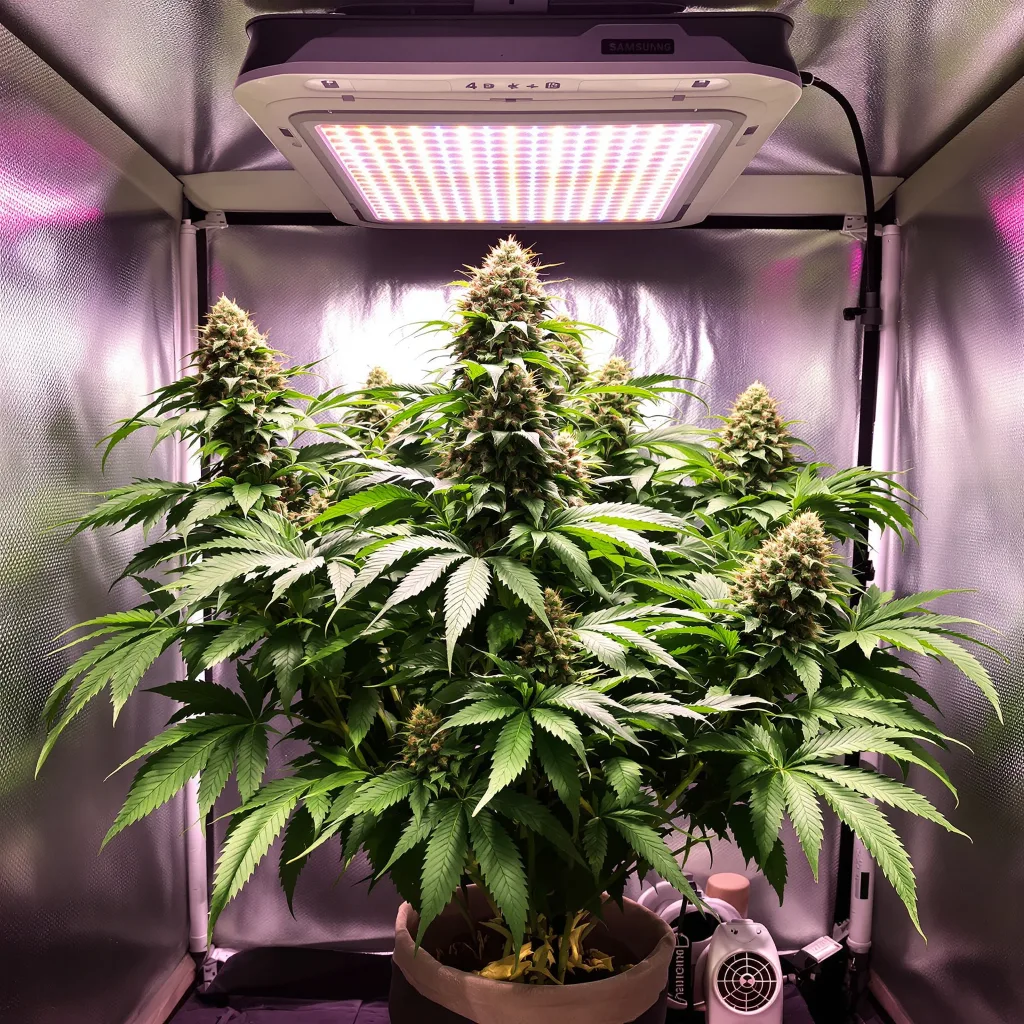 Plante de cannabis 41 Cherries en floraison — 90-130 cm féminisée