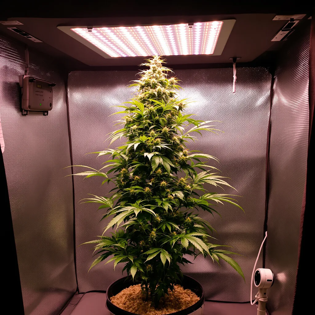 Plante de cannabis 707 Headband en floraison — 150-200 cm féminisée