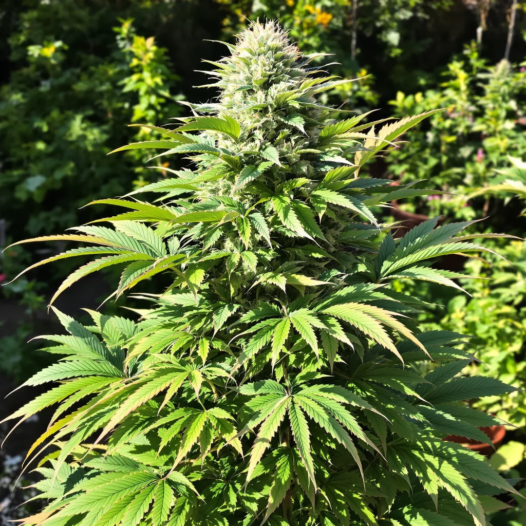 8 Ball Kush 86% indica / 14% sativa — fleur avec trichomes visibles