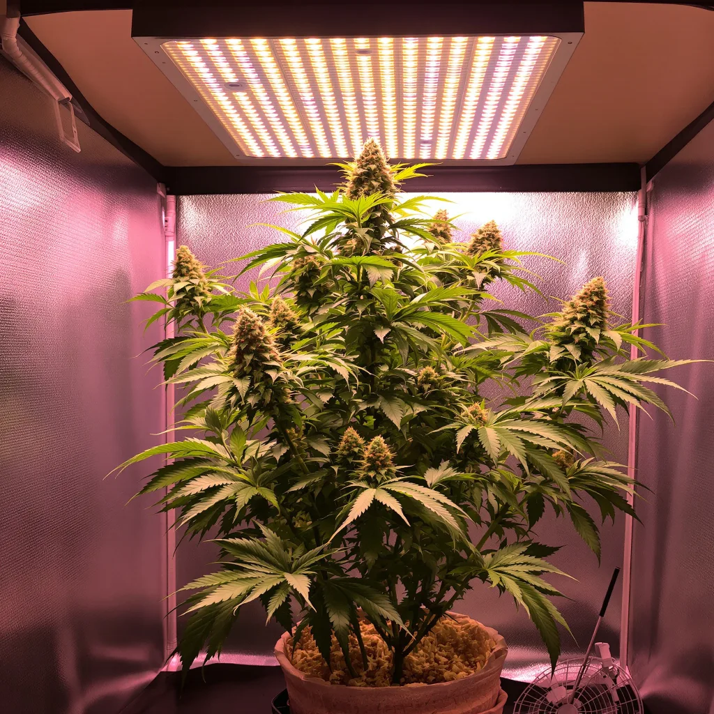 Plante de cannabis 9 Pound Hammer en floraison — 60-100 cm autofloraison