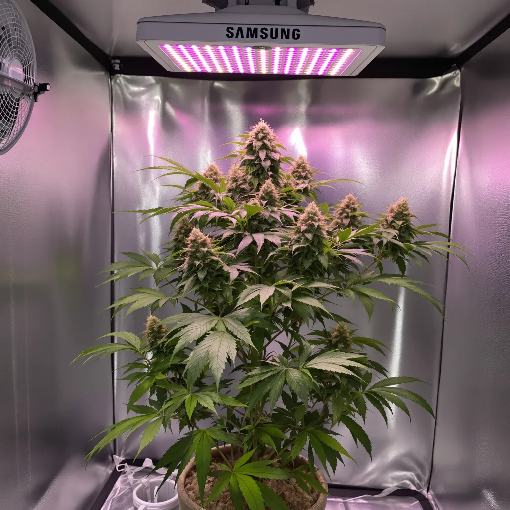 Plante de cannabis A-10 en floraison — 60-100 cm autofloraison