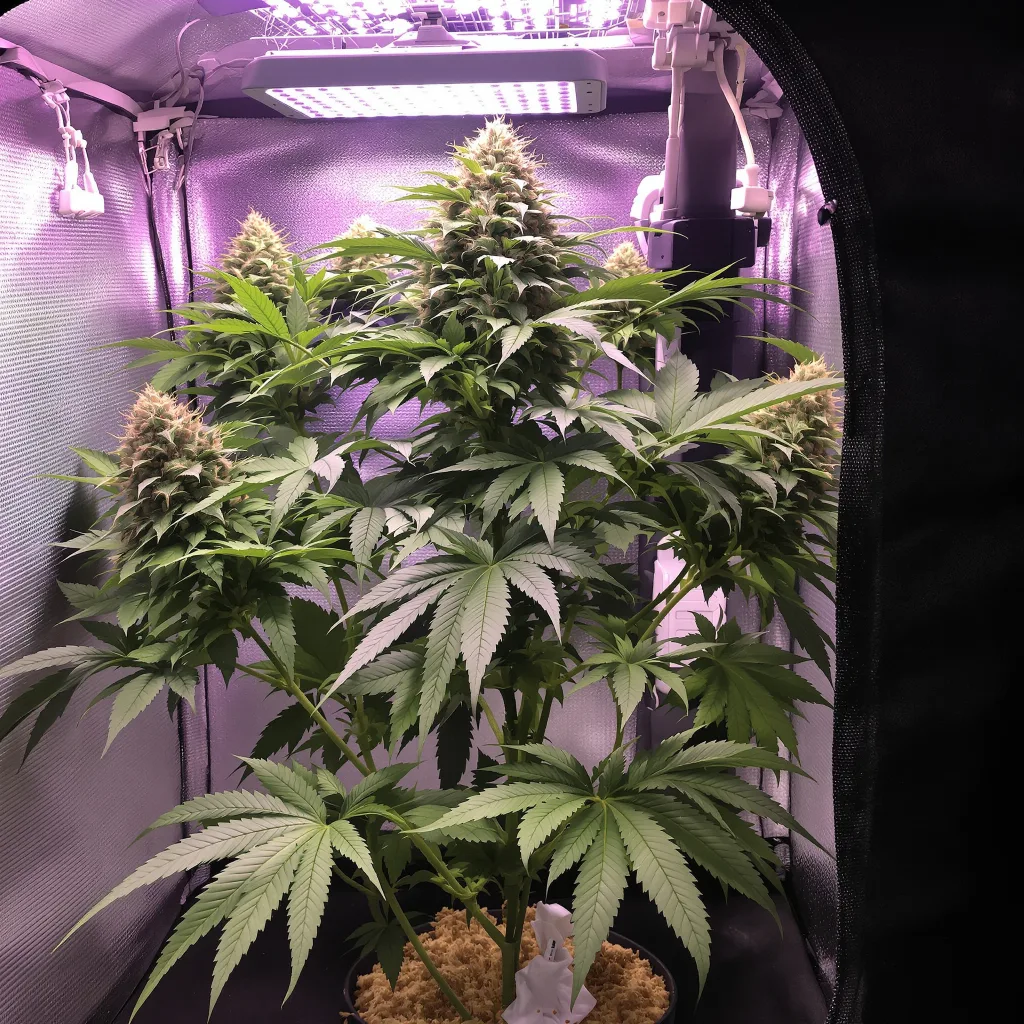Plante de cannabis Abusive OG en floraison — 90-130 cm féminisée