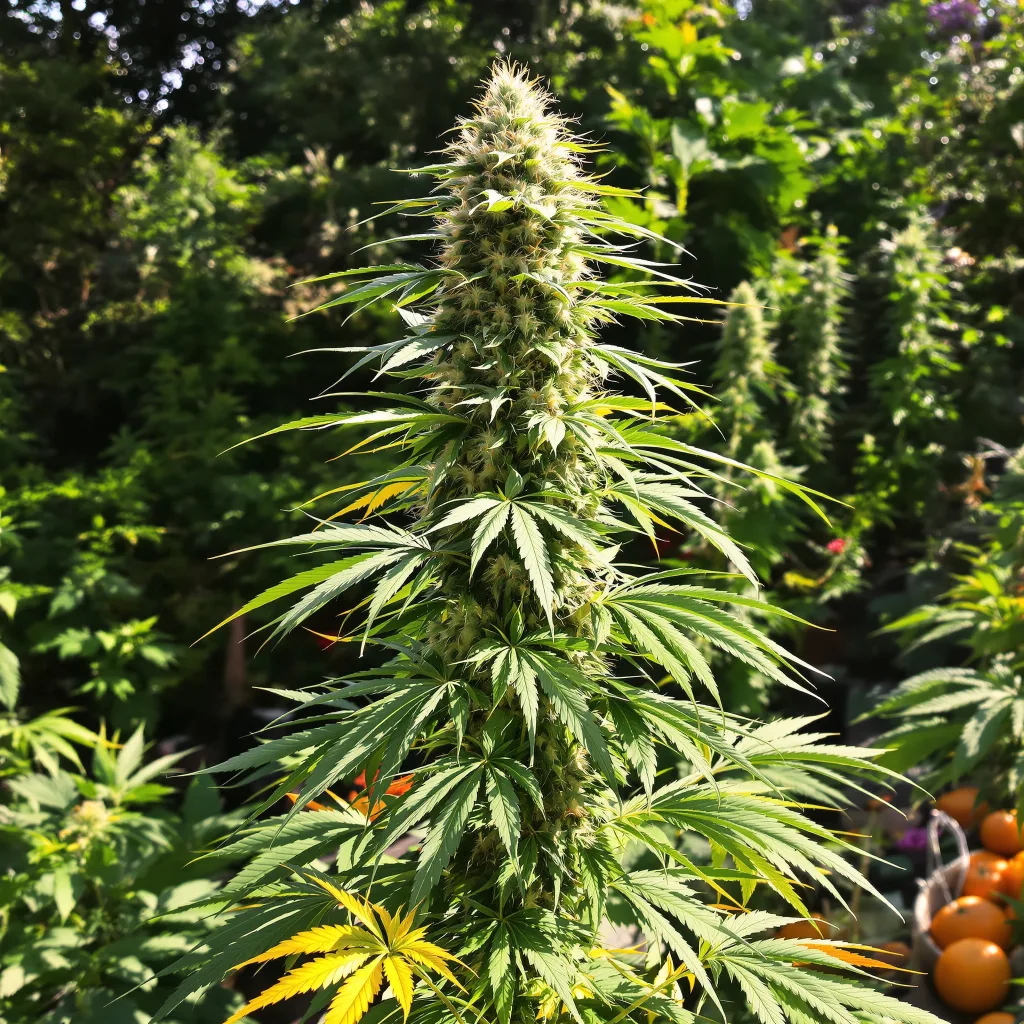 Acapulco Gold 20% indica / 70% sativa — fleur avec trichomes visibles