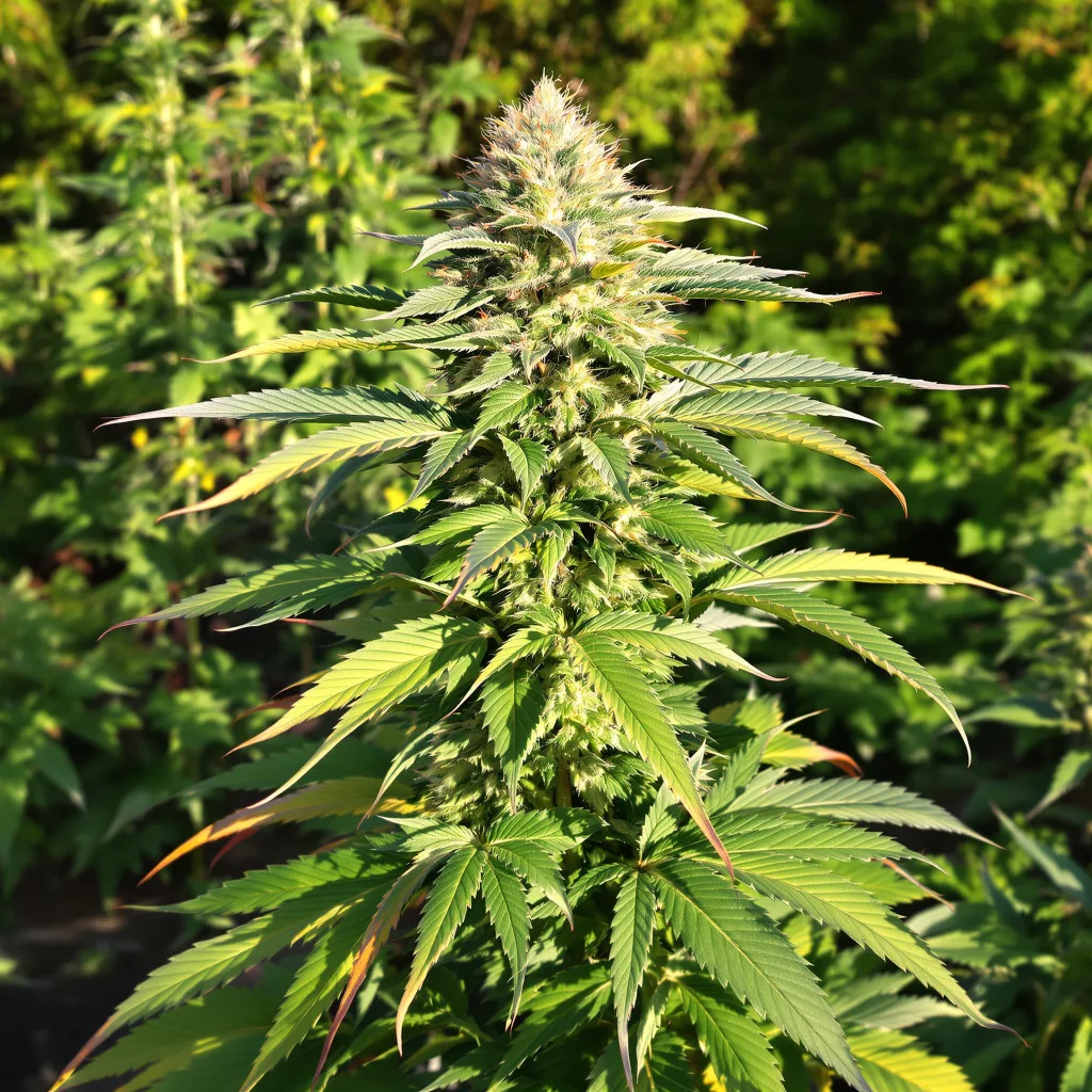 Ace Killer OG 66% indica / 34% sativa — fleur avec trichomes visibles