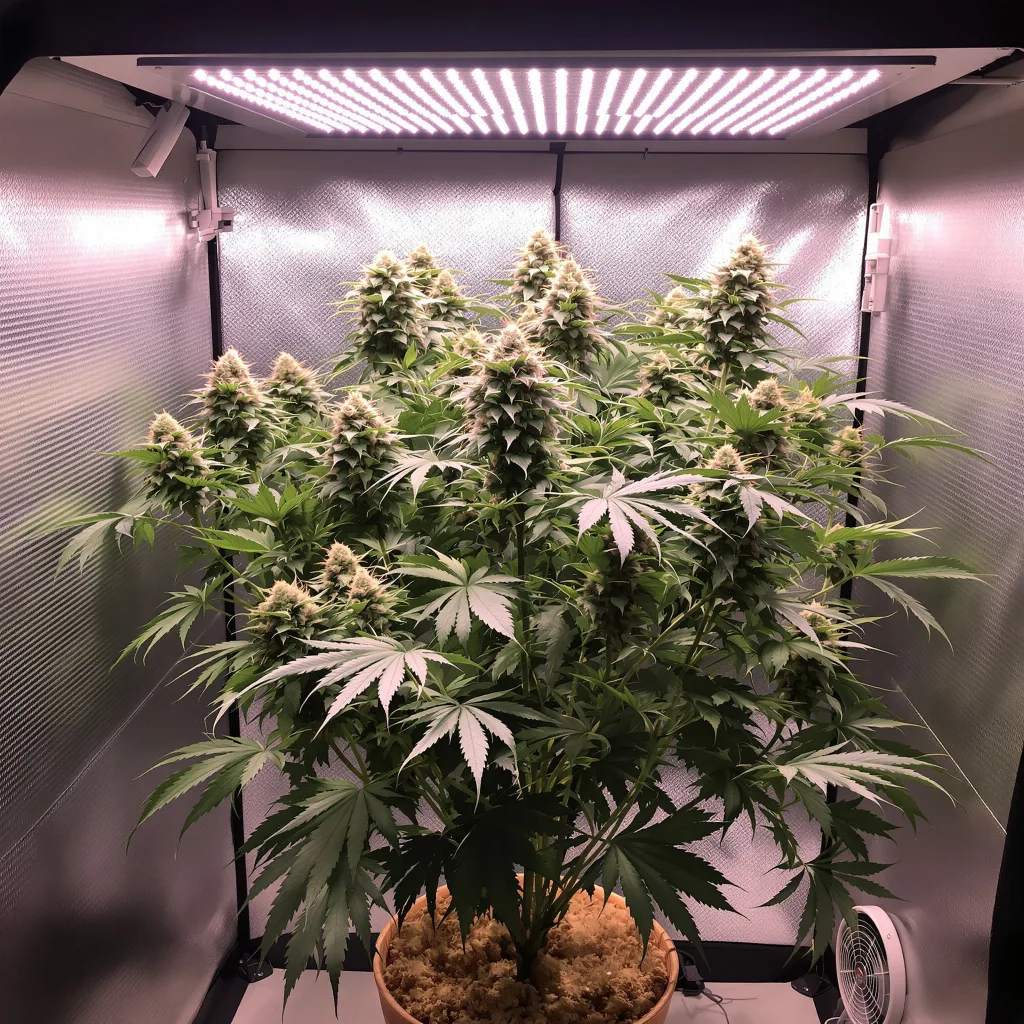 Plante de cannabis Ace of Spades en floraison — 60-100 cm autofloraison