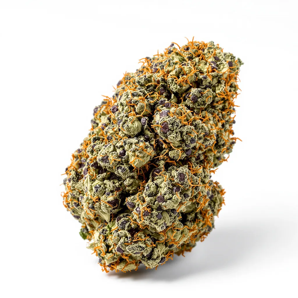 Ace of Spades 66% indica / 34% sativa — fleur avec trichomes visibles