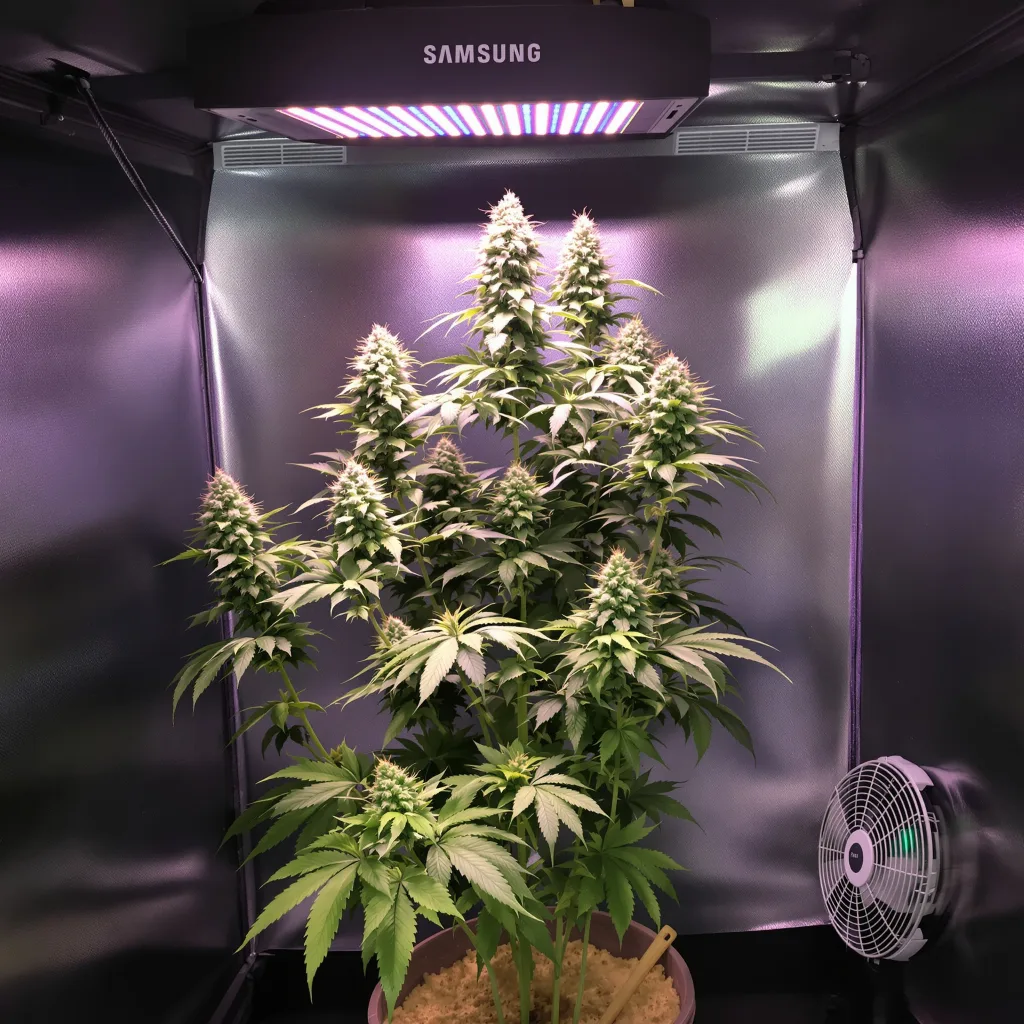 Plante de cannabis Afcrack en floraison — 120-180 cm féminisée
