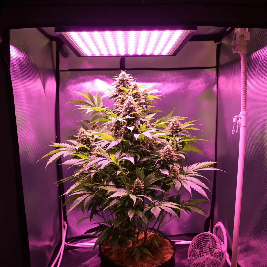 Plante de cannabis Afghan en floraison — 60-100 cm autofloraison