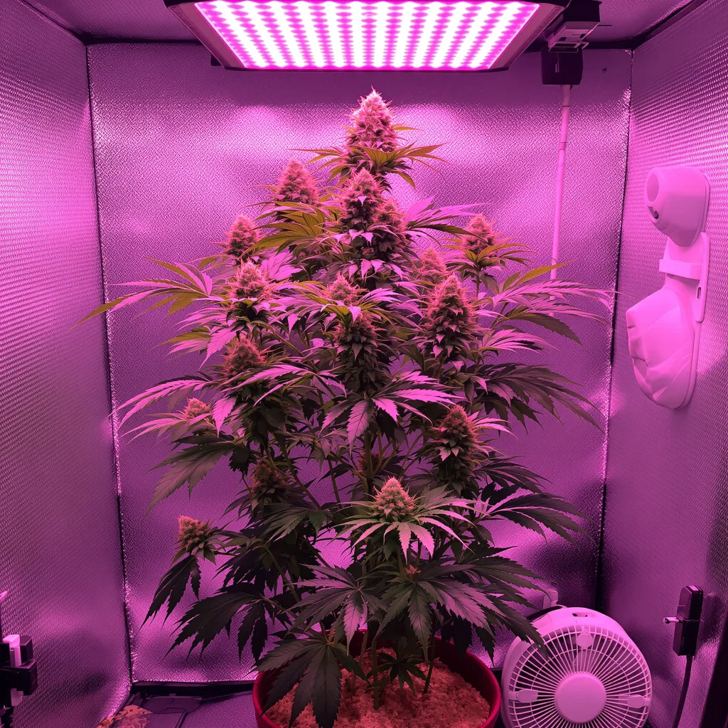 Plante de cannabis Afghan Big Bud en floraison — 120-180 cm féminisée