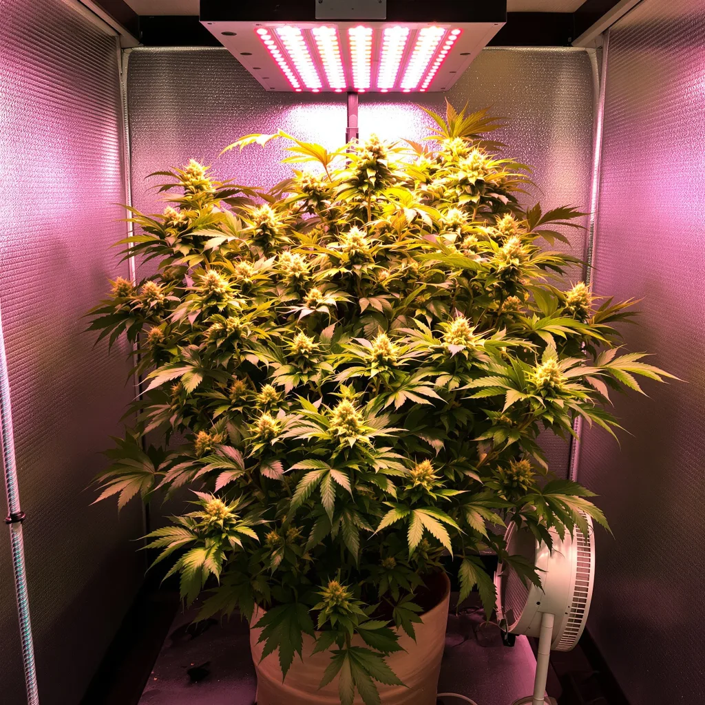Plante de cannabis Afghan Kush en floraison — 60-100 cm autofloraison