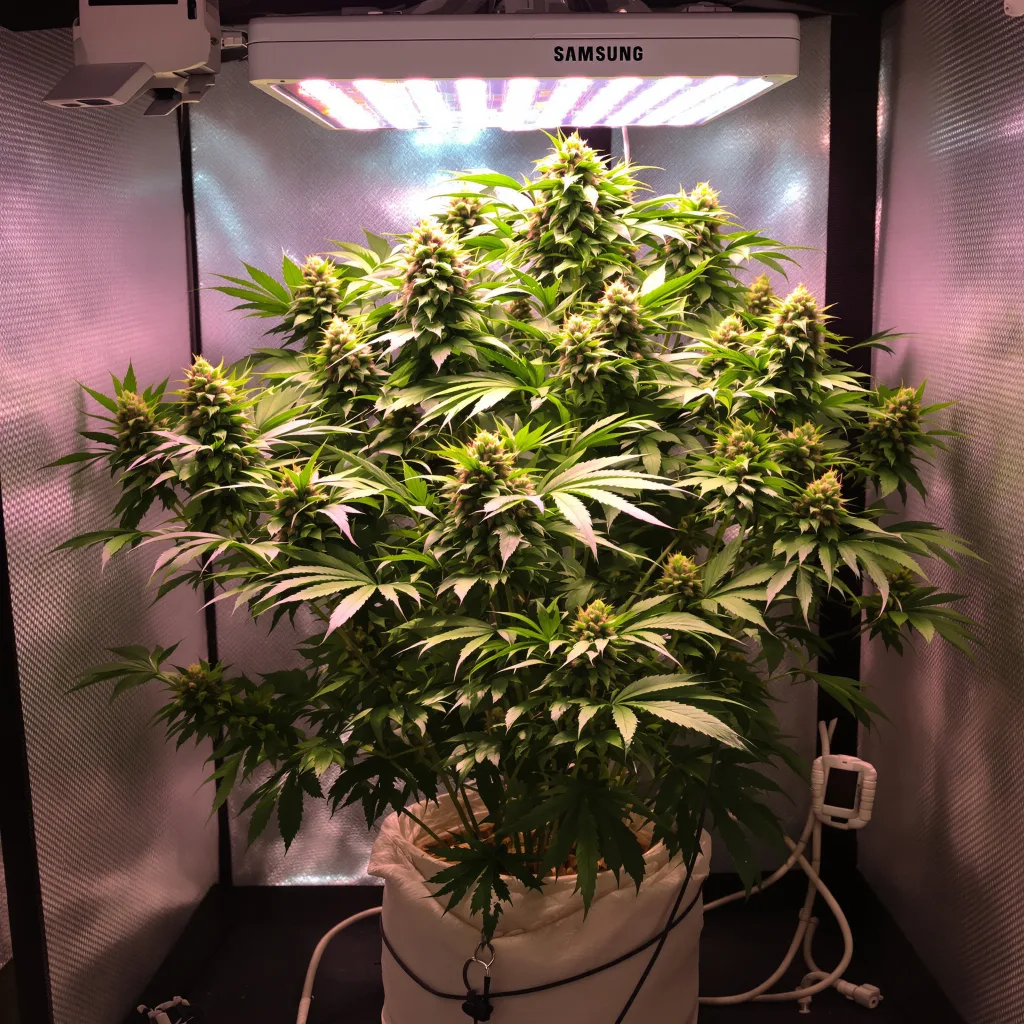 Plante de cannabis Afghan Kush en floraison — 90-130 cm féminisée