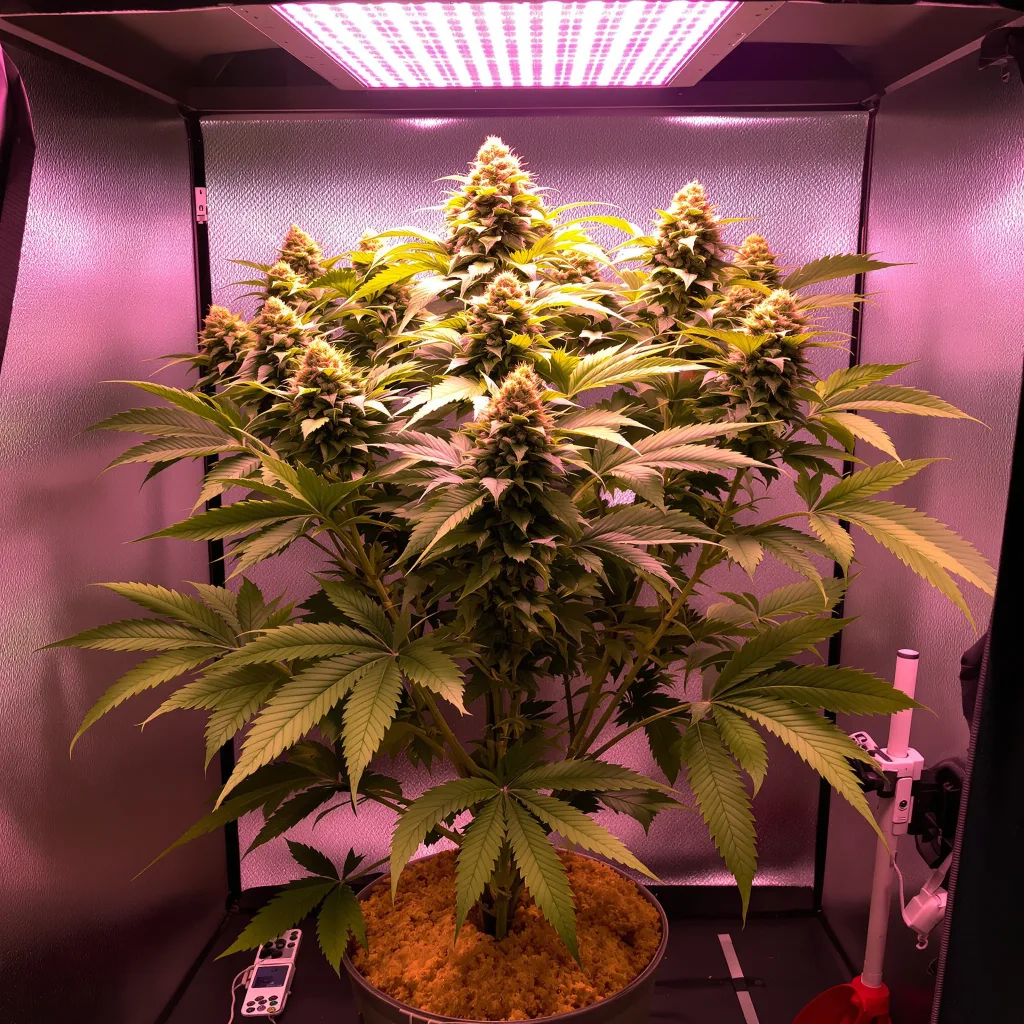 Plante de cannabis Afghani en floraison — 60-100 cm autofloraison