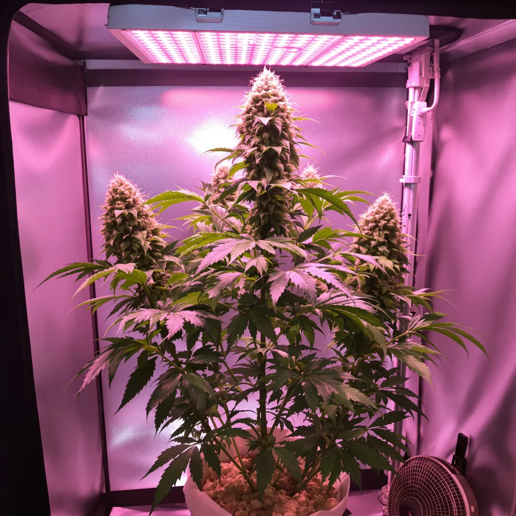 Plante de cannabis Afghani Bullrider en floraison — 60-100 cm autofloraison