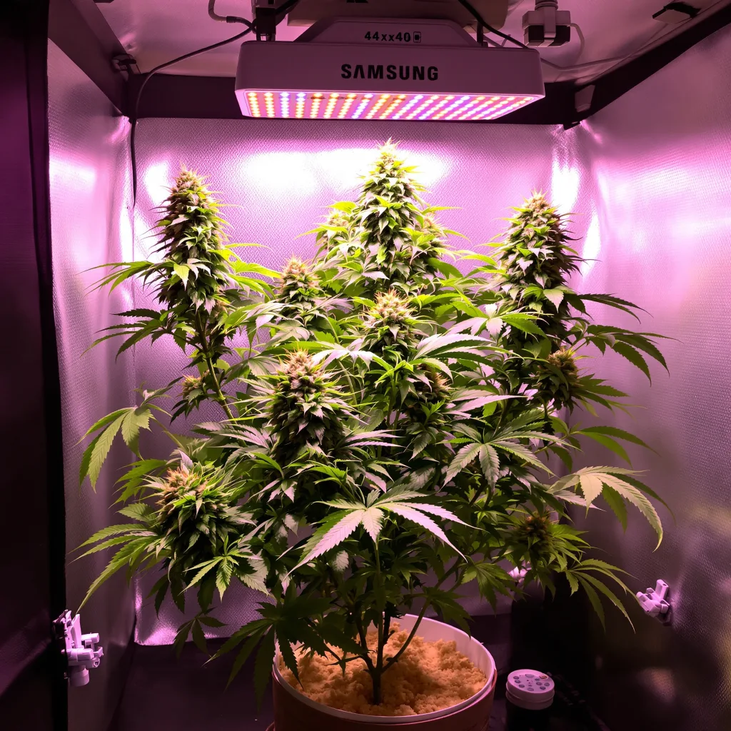 Plante de cannabis Afgoo en floraison — 90-130 cm féminisée