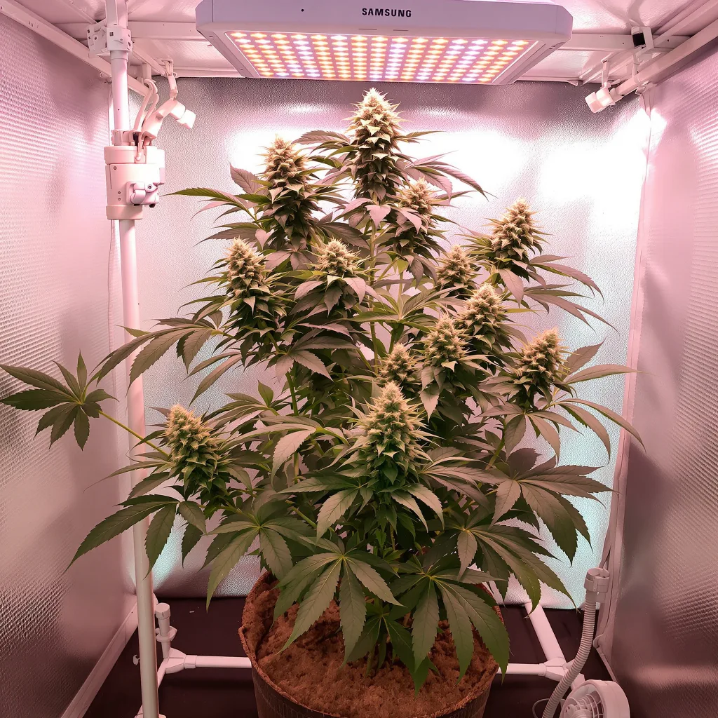 Plante de cannabis Afgooey en floraison — 90-130 cm féminisée