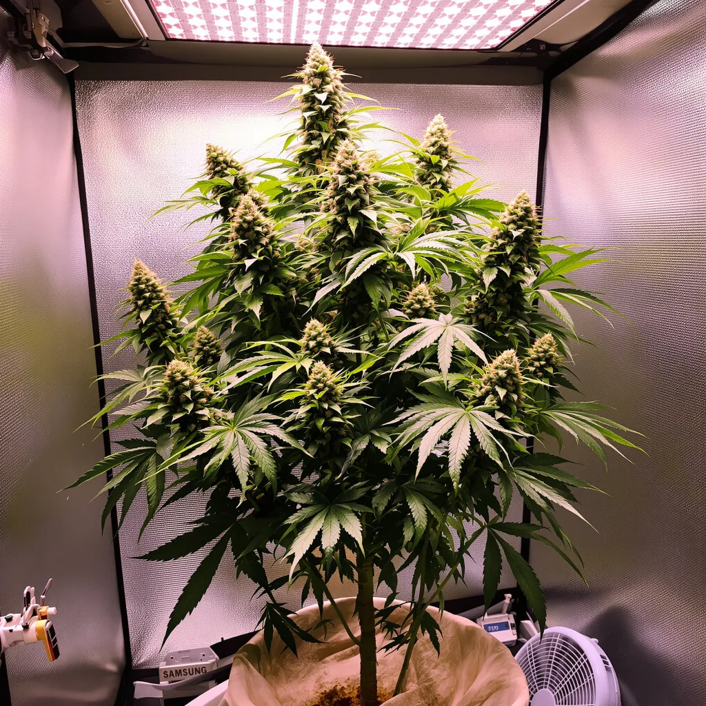 Plante de cannabis Afwreck en floraison — 120-180 cm féminisée