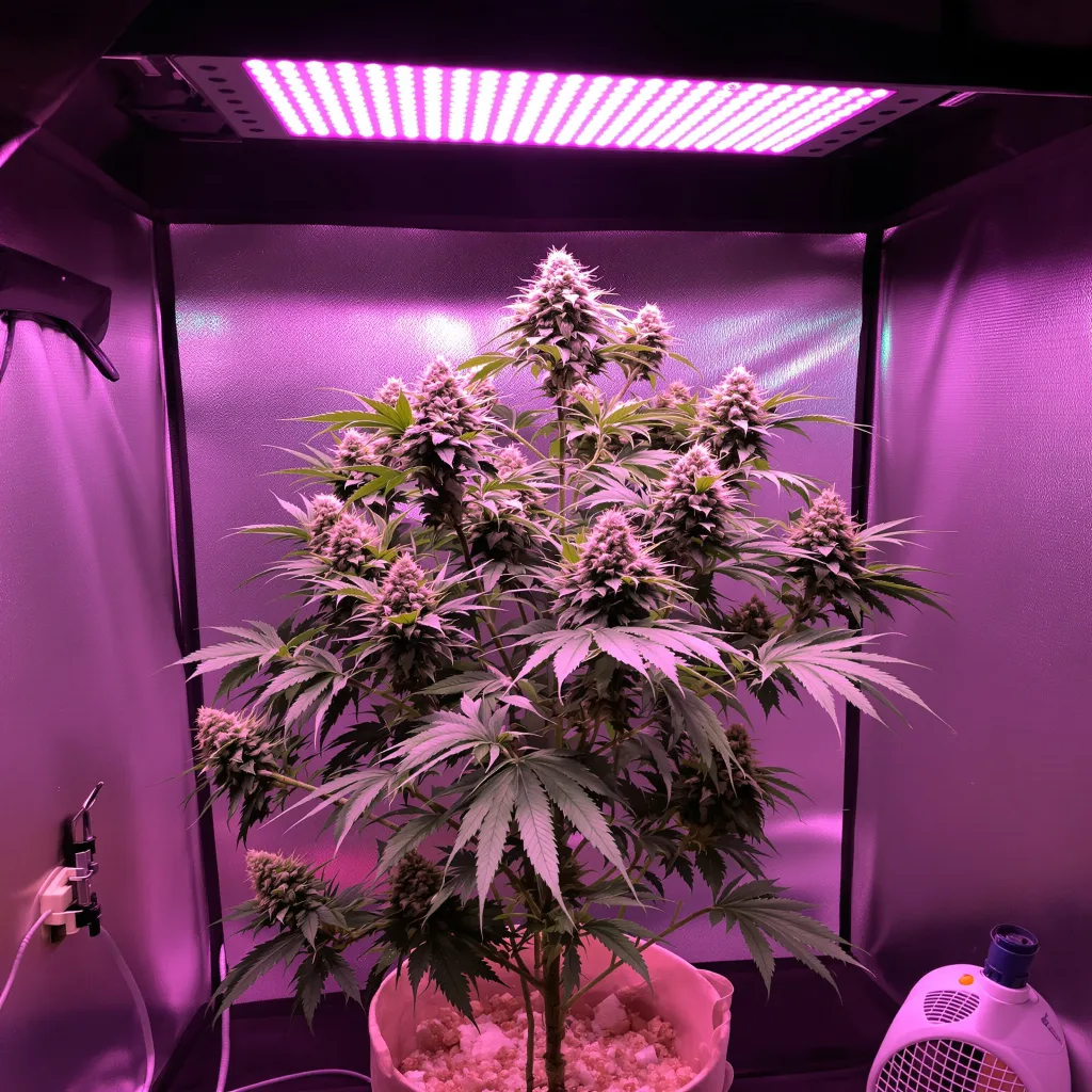 Plante de cannabis Agent Orange en floraison — 60-100 cm autofloraison