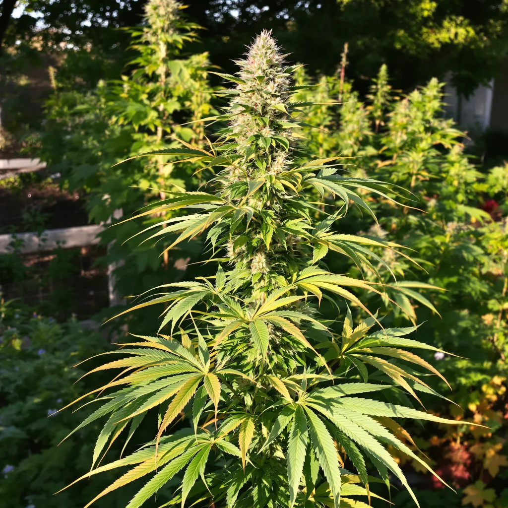Agent Tangie 11% indica / 89% sativa — fleur avec trichomes visibles