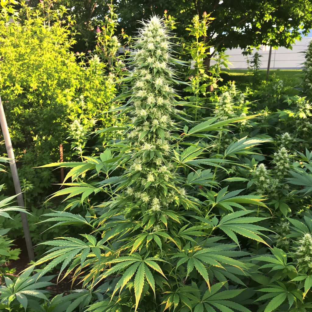 Agent Tangie 11% indica / 89% sativa — fleur avec trichomes visibles