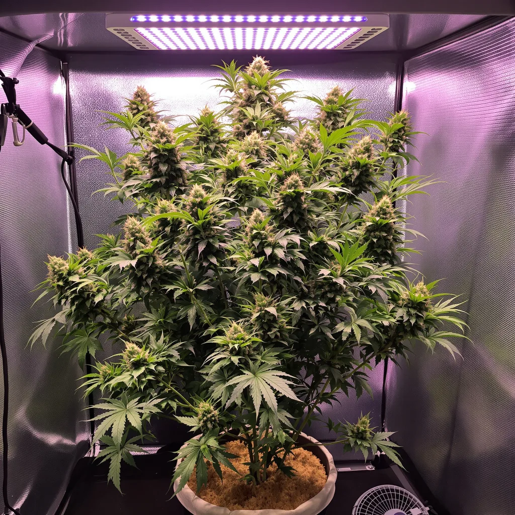 Plante de cannabis AK-48 en floraison — 60-100 cm autofloraison