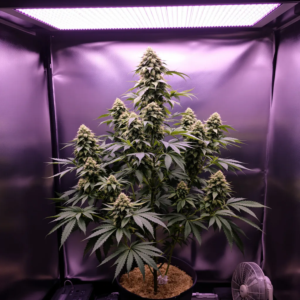 Plante de cannabis AK-48 en floraison — 120-180 cm féminisée