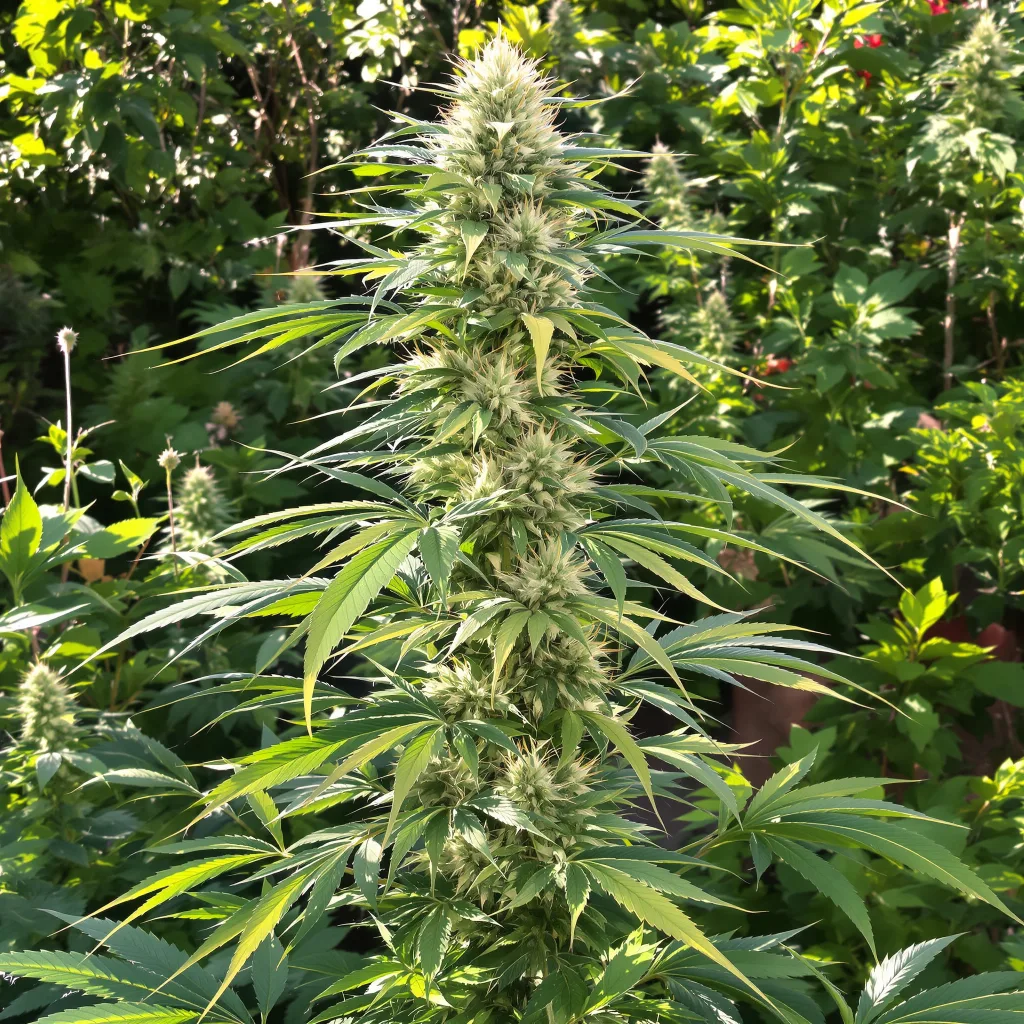 Alice In Wonderland 15% indica / 85% sativa — fleur avec trichomes visibles
