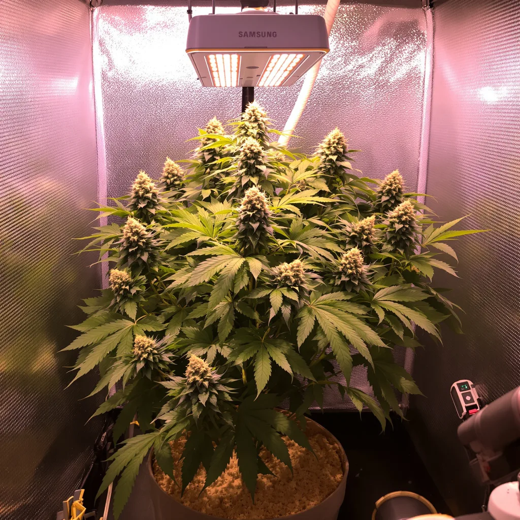 Plante de cannabis Alien Gorilla Glue en floraison — 90-130 cm féminisée