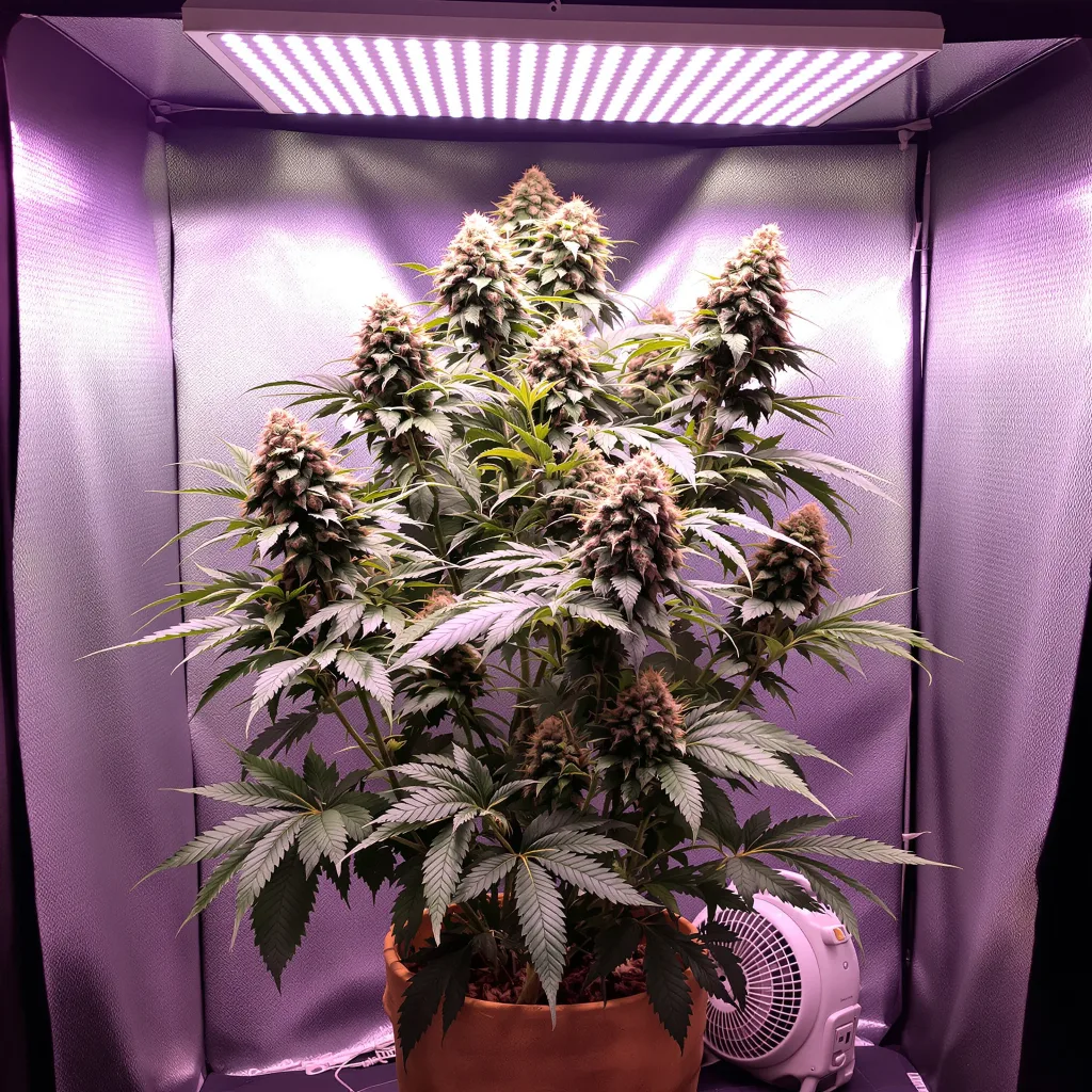 Plante de cannabis Alien Kush en floraison — 60-100 cm autofloraison