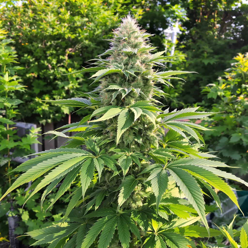 Alien Mints 88% indica / 12% sativa — fleur avec trichomes visibles
