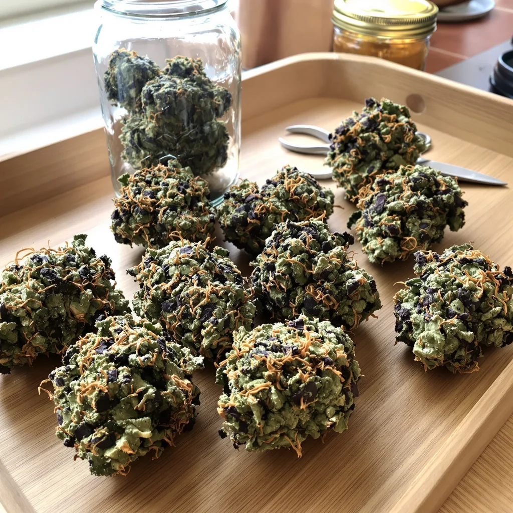 Alien Rift 65% indica / 35% sativa — fleur avec trichomes visibles