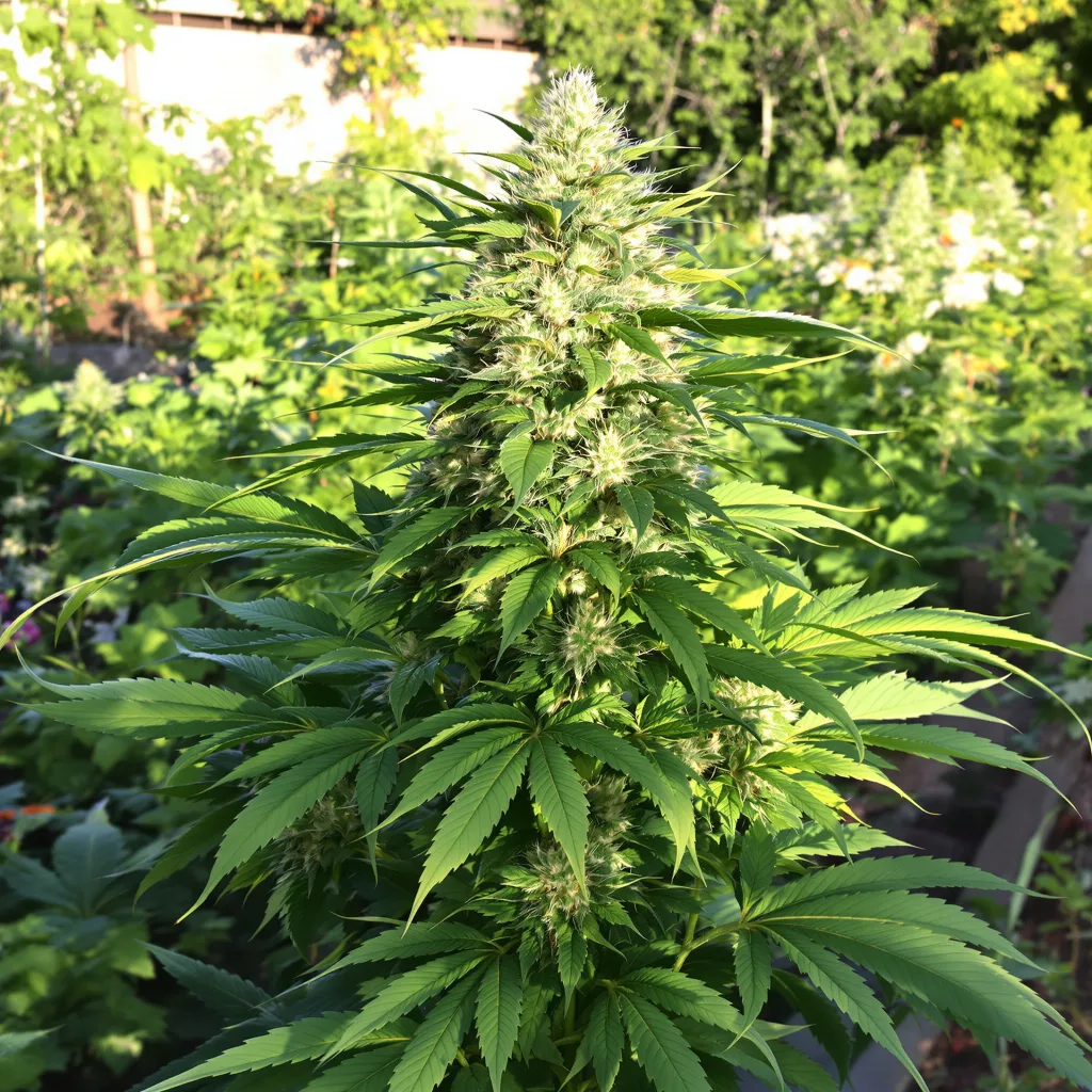 Alien Rift 65% indica / 35% sativa — fleur avec trichomes visibles