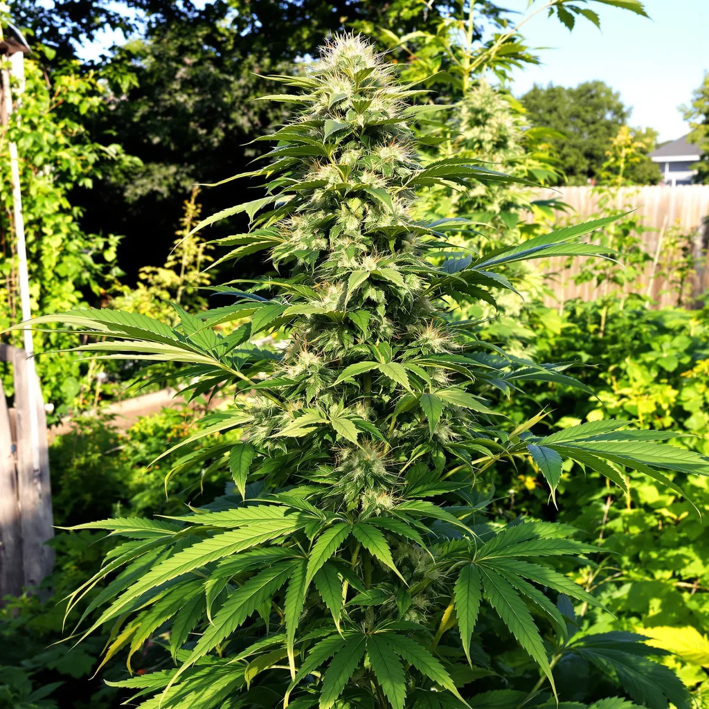 Alien Rock Candy 41% indica / 59% sativa — fleur avec trichomes visibles
