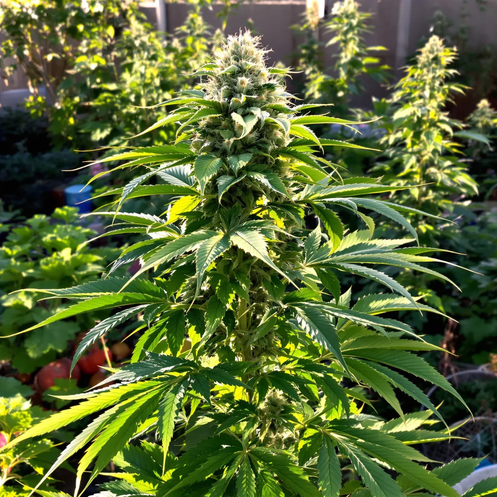 Alien Technology 79% indica / 21% sativa — fleur avec trichomes visibles