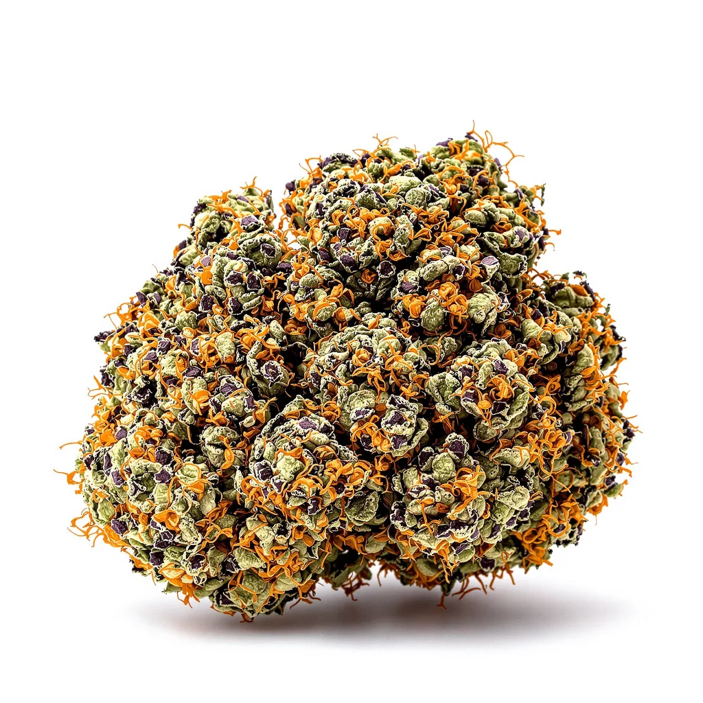 Alien Technology 79% indica / 21% sativa — fleur avec trichomes visibles