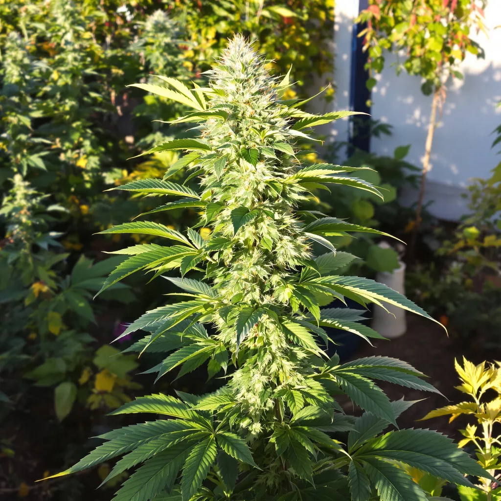 Aliens On Moonshine 85% indica / 15% sativa — fleur avec trichomes visibles