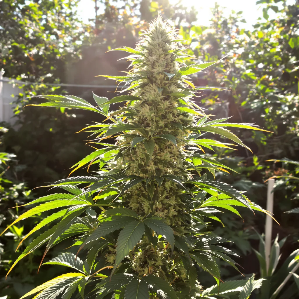 Aliens On Moonshine 85% indica / 15% sativa — fleur avec trichomes visibles