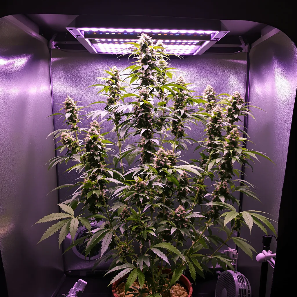 Plante de cannabis Allen Wrench en floraison — 150-200 cm féminisée