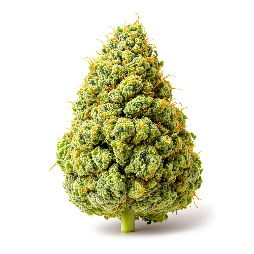 Allen Wrench 20% indica / 80% sativa — fleur avec trichomes visibles