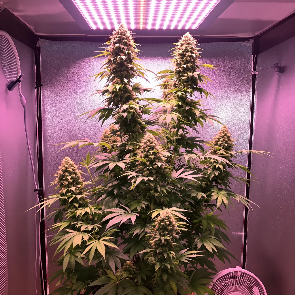 Plante de cannabis Alpha Blue en floraison — 150-200 cm féminisée