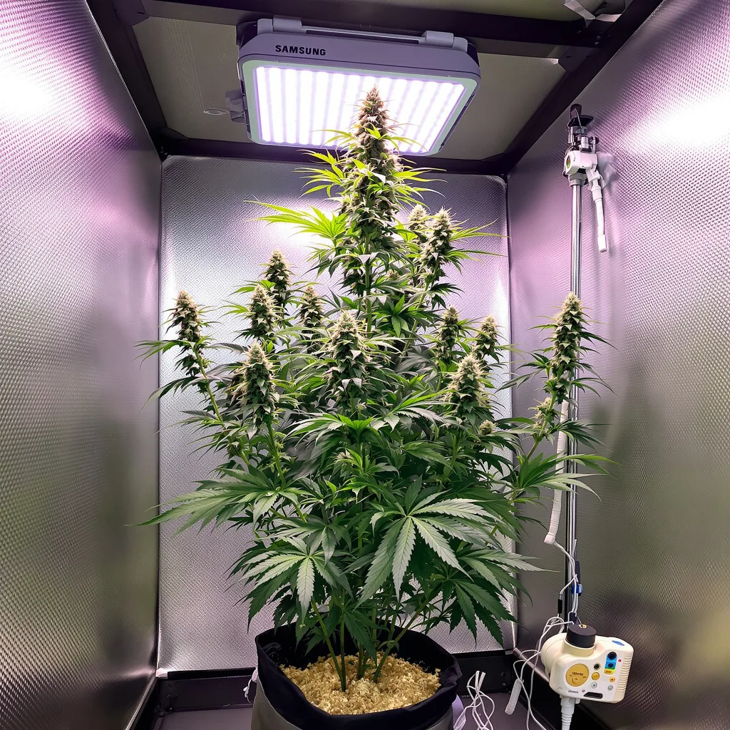 Plante de cannabis American Haze en floraison — 150-200 cm féminisée