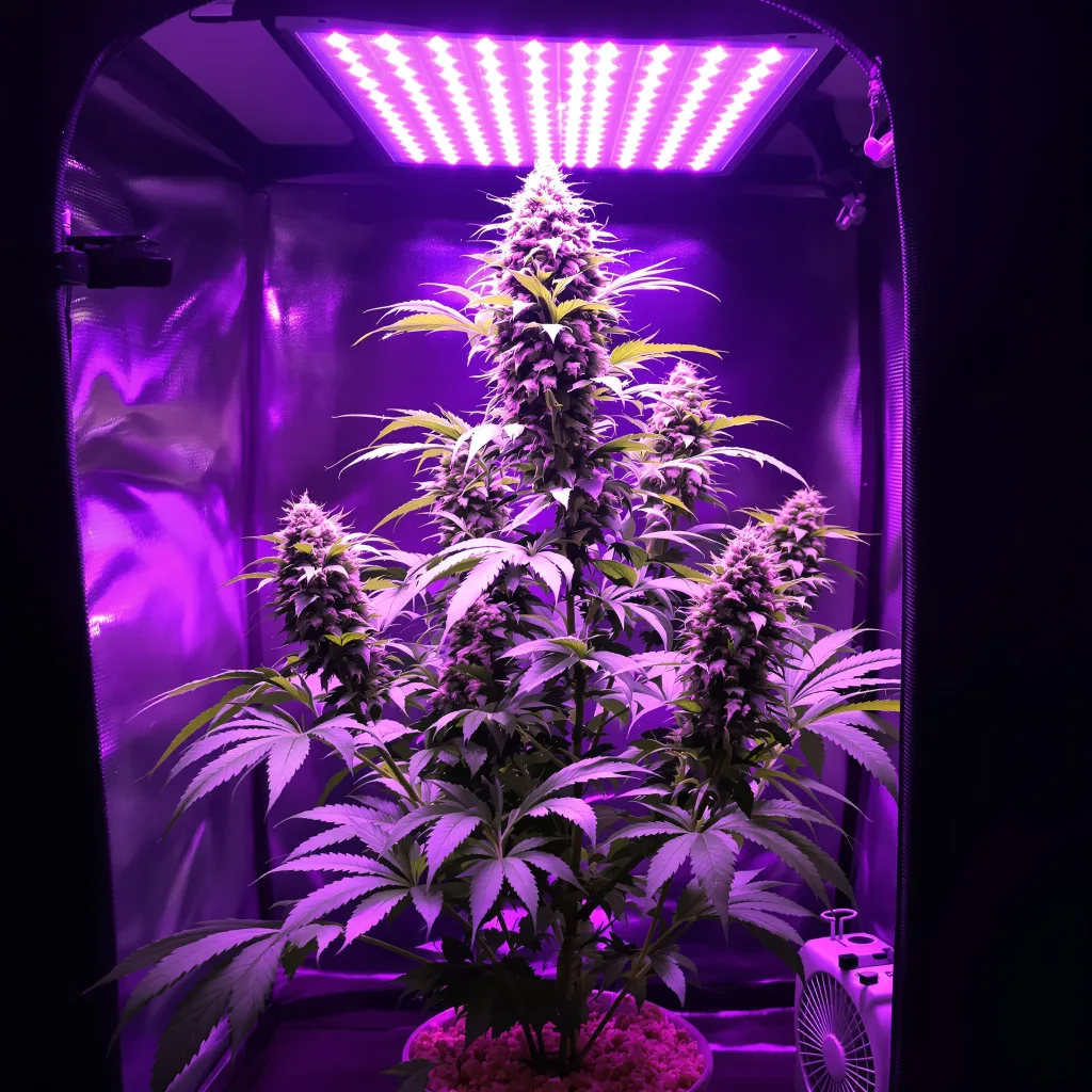 Plante de cannabis American Kush en floraison — 60-100 cm autofloraison