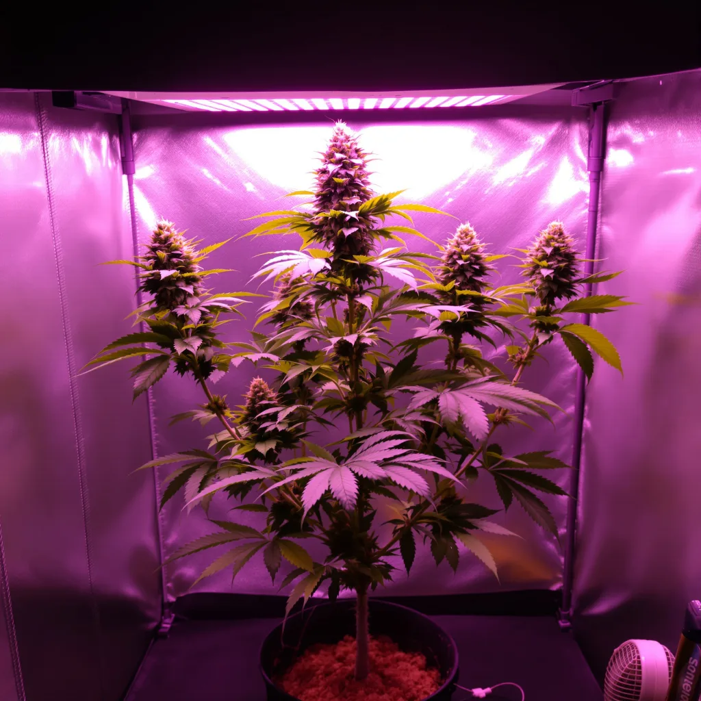 Plante de cannabis American Kush en floraison — 90-130 cm féminisée
