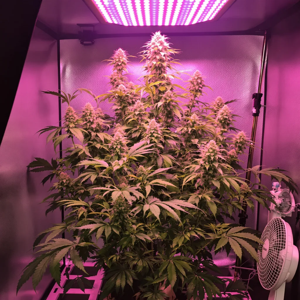 Plante de cannabis Amherst Diesel en floraison — 150-200 cm féminisée